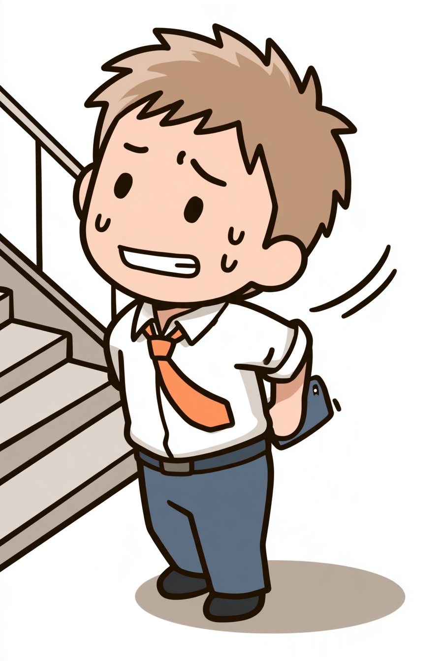 浜野に気づいた立花が、あわててスマホを背中に隠し、ひきつった笑顔を向ける。