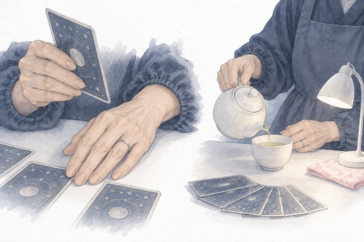 「家族が寝たら、電話します。」のほたるの設定画（全身と顔）