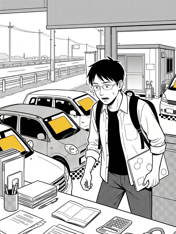 車屋に、車さんが来た。の表紙