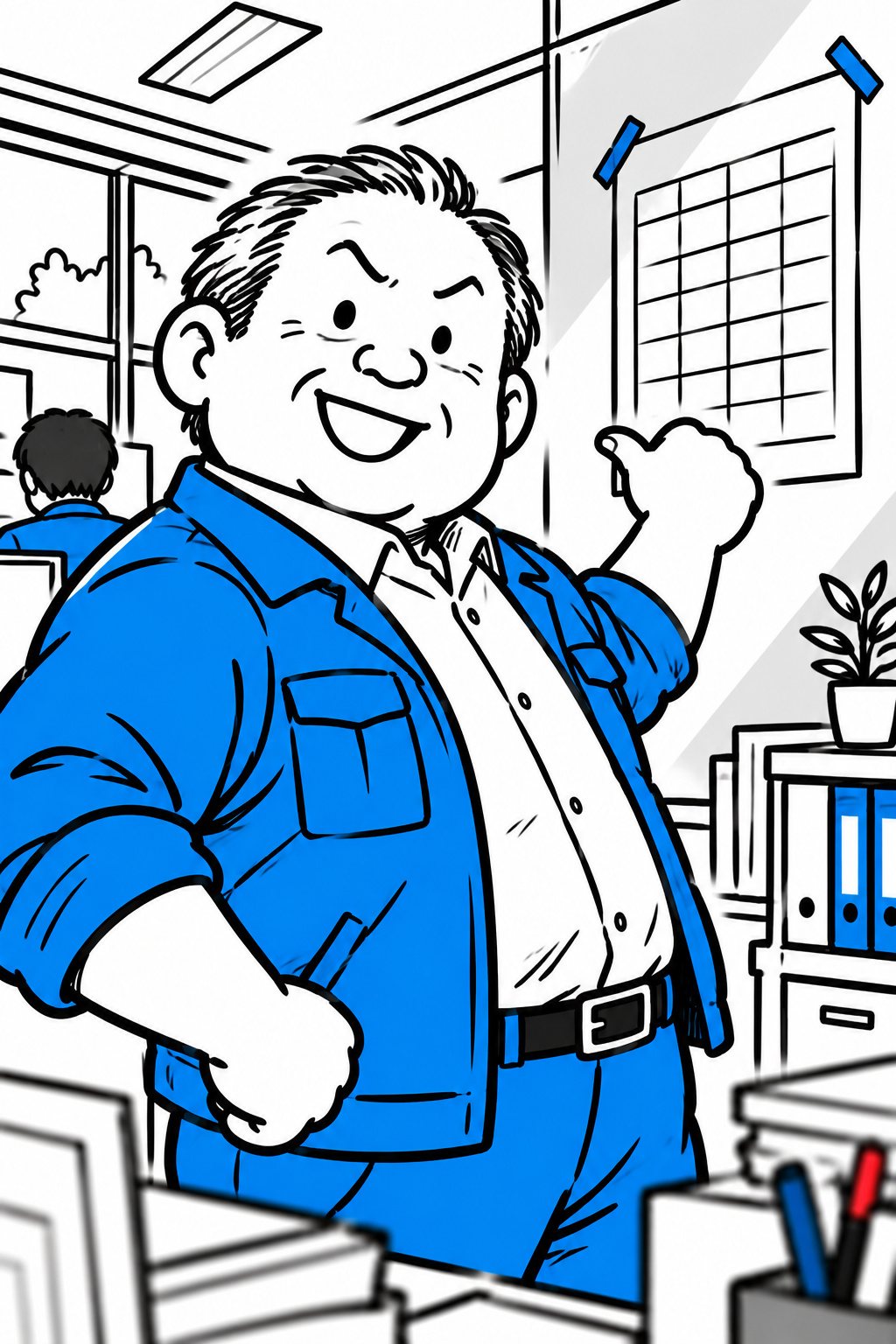 社長が、壁に貼った1枚の紙を親指でさして、胸を張る。