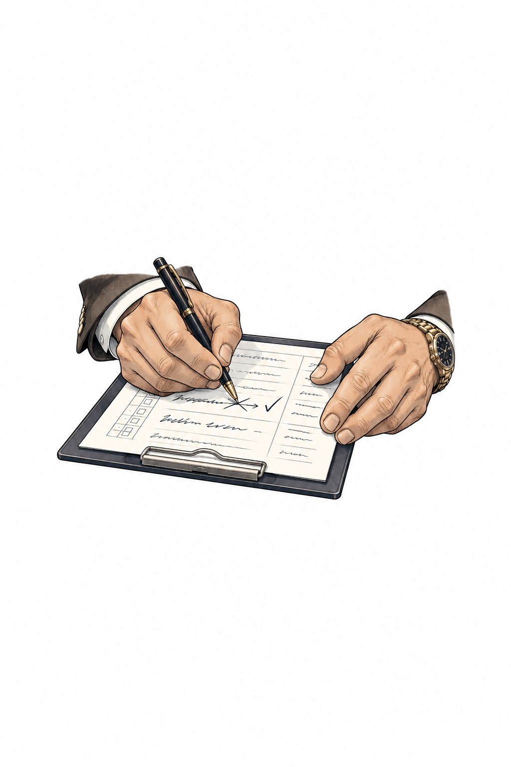 岩城の太い指のペンが止まり、書いた記号に線を引いて、横に書き直している。