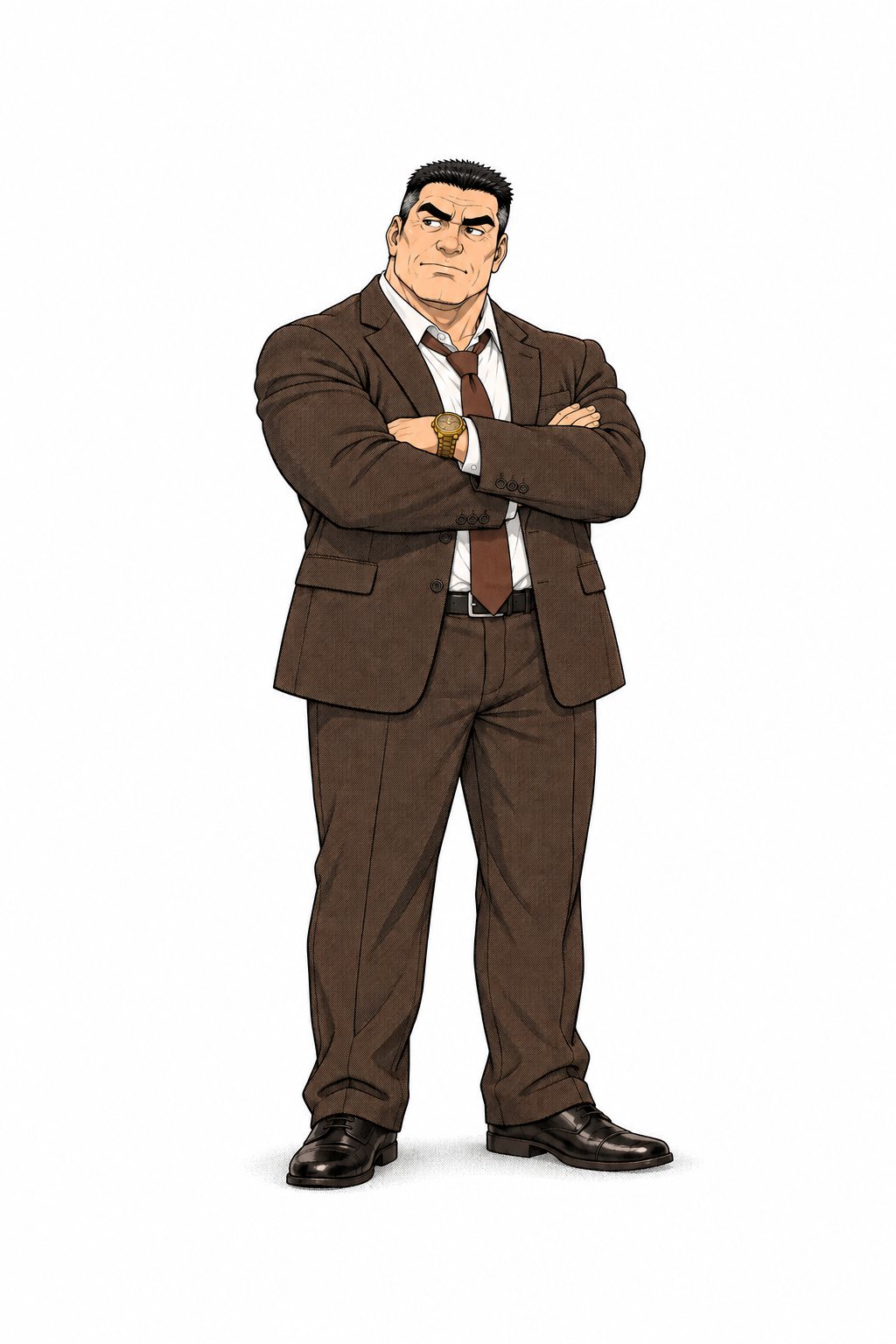 岩城が横目で、眼鏡の男をじろりと見ている。