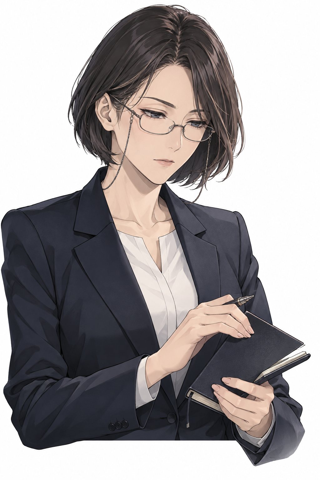 黒川課長が手帳に短く何かを書き留め、静かに閉じる。