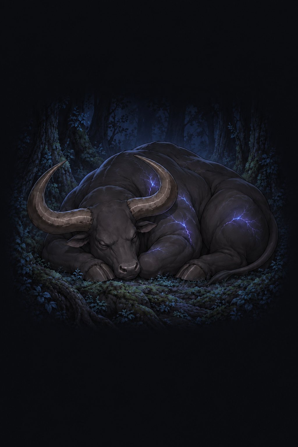 森の奥で眠る魔獣の体に、模様が少しずつ浮かび上がる。