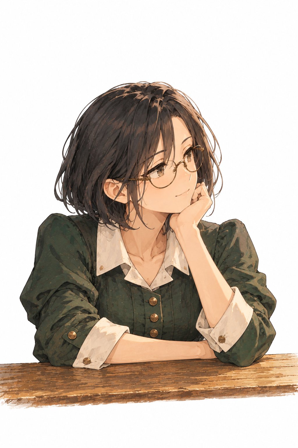 受付の台の向こうで、眼鏡のセラが頬杖をついて掲示板の方を見ている。