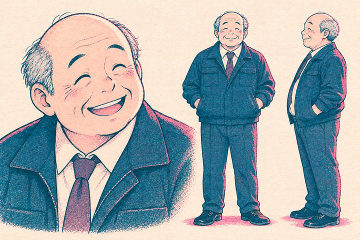 「AI エージェントの配属先は、窓際でした」の登場人物の設定画