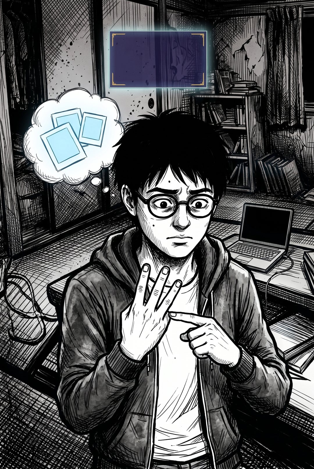 指を折って、消したページを思い出す僕。目に力が戻る。