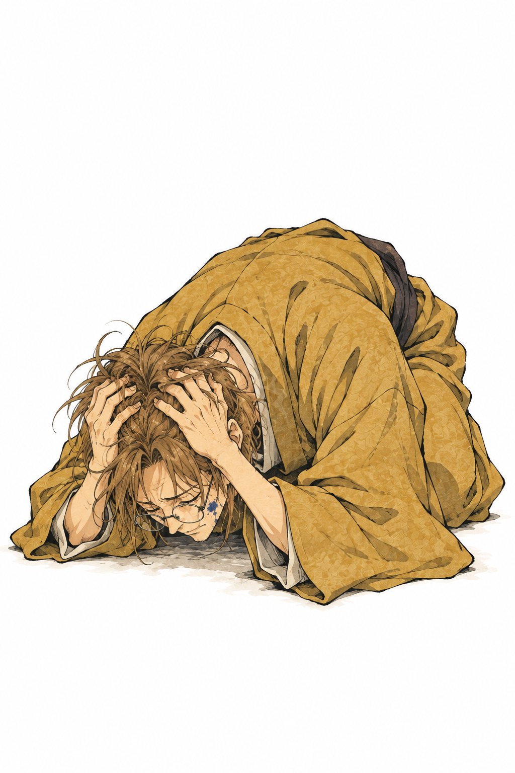 六助が頭を抱えて畳に突っ伏す。