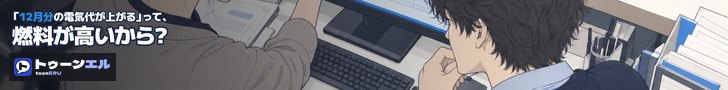 「12月分の電気代が上がる」って、燃料が高いから?|トゥーンエル