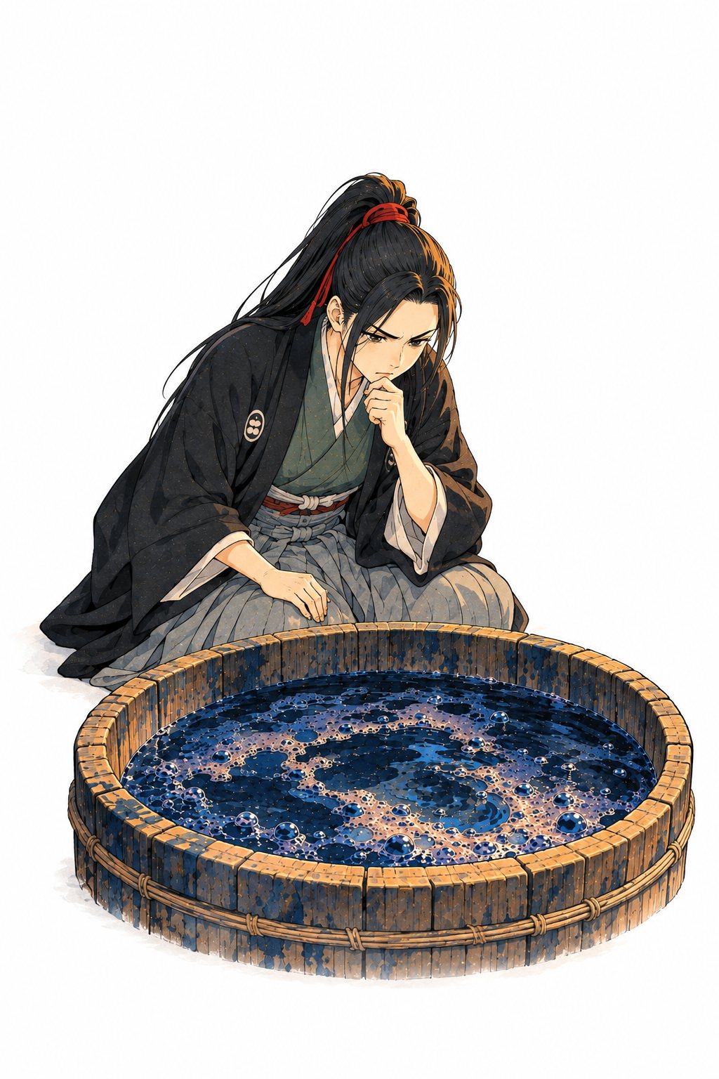 志乃が眉をひそめて、泡の立つ甕を見下ろす。